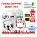 2MP WiFi IP Camera UNV Full-HD Robot mic, LED, dinamic, sirena, alb