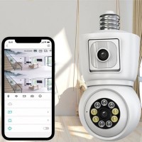 6MP WiFi IP Camera interna  Q3-6M Icsee E27 220V 