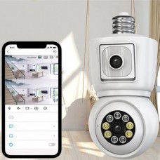 6MP WiFi IP Camera interna  Q3-6M Icsee E27 220V 