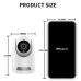 4MP WiFi IP Camera interna FHD+ Robot 5V IP20 mic, LED, dinamic, sirena, alb