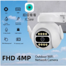 4MP WiFi IP Camera UNV 2K Robot mic, LED, dinamic, sirena, registrator inclus 