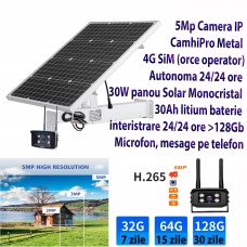 4MP Camera IP 4G 2in1 metal Auto 12V/24V dual 4G/3G/LTE SIM card: la Orange, Molcel, Unite. 