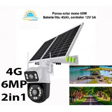 4G 6MP 2in1 Camera UNV Robot 4G/3G/LTE SIM card: la Orange, Molcel, Unite. 