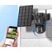 8MP IP Camera x20 Zoom 4G 2in1 Autonoma Solara UBOX mic, LED, dinamic, sirena, alb