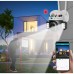 8MP WiFi IP Camera UNV 4K UHD +12 LED Automatic intelect AI Cruiser Robot mic, LED, dinamic, sirena, alb