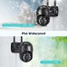 8MP POE 48V WiFi IP Camera UNV 4K UHD Robot mic, LED, dinamic, sirena, alb