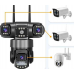 9MP Difang X8*3 IP Camera 3in1 WiFi Exterior