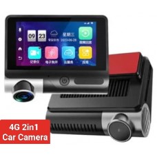 4MP Camera IP 4G 2in1 metal Auto 12V/24V dual 4G/3G/LTE SIM card: la Orange, Molcel, Unite. 