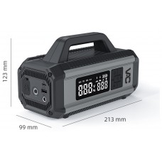 Robot de pornire 5-în-1 cu compresor ST-9634Pro (10000mAh, 800A, 150 PSI)