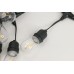 LED гирлянда 15m без 15 лампочек IP65 уличные 2W 220V E27