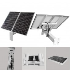 Sistem fotovoltaic autonom 80W cu acumulator 90Ah pentru camere supraveghere 4G