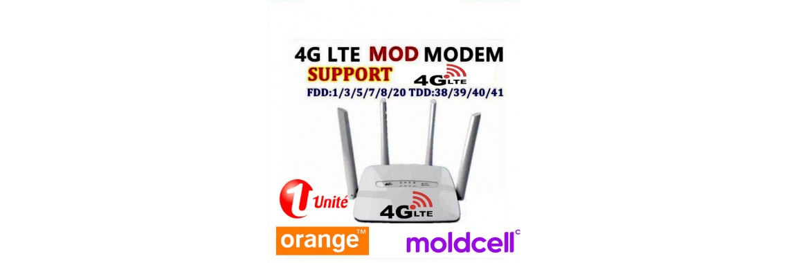 Router 4G internal WiFi 2,4Gh 4 antene MOD SIM