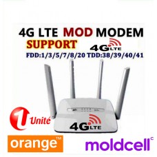 4G/3G SIM cartela WiFi 300mbs Indoor IP20 Ruter LTE