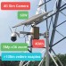 5MP Camera IP 4G Robot Autonoma 4K 3840x2160p IR>400m 20x Optical Zoom 4G/3G/LTE SIM card: la Orange, Molcel, Unite.