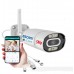 5MP Camera WiFi UHD Metal mic, LED, dinamic, sirena, alb