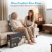 Husă de masaj pentru scaun JC-25 Shiatsu 3D — Bestseller Amazon (Model European Gray)
