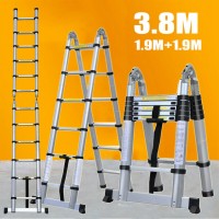3.8m Scara dubla telescopica 1.9m+1.9m >150kg EN Germania