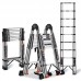 4.8m Scara telescopica dubla 2.4+2.4m model 2026 >150kg EN131 TUV Germania
